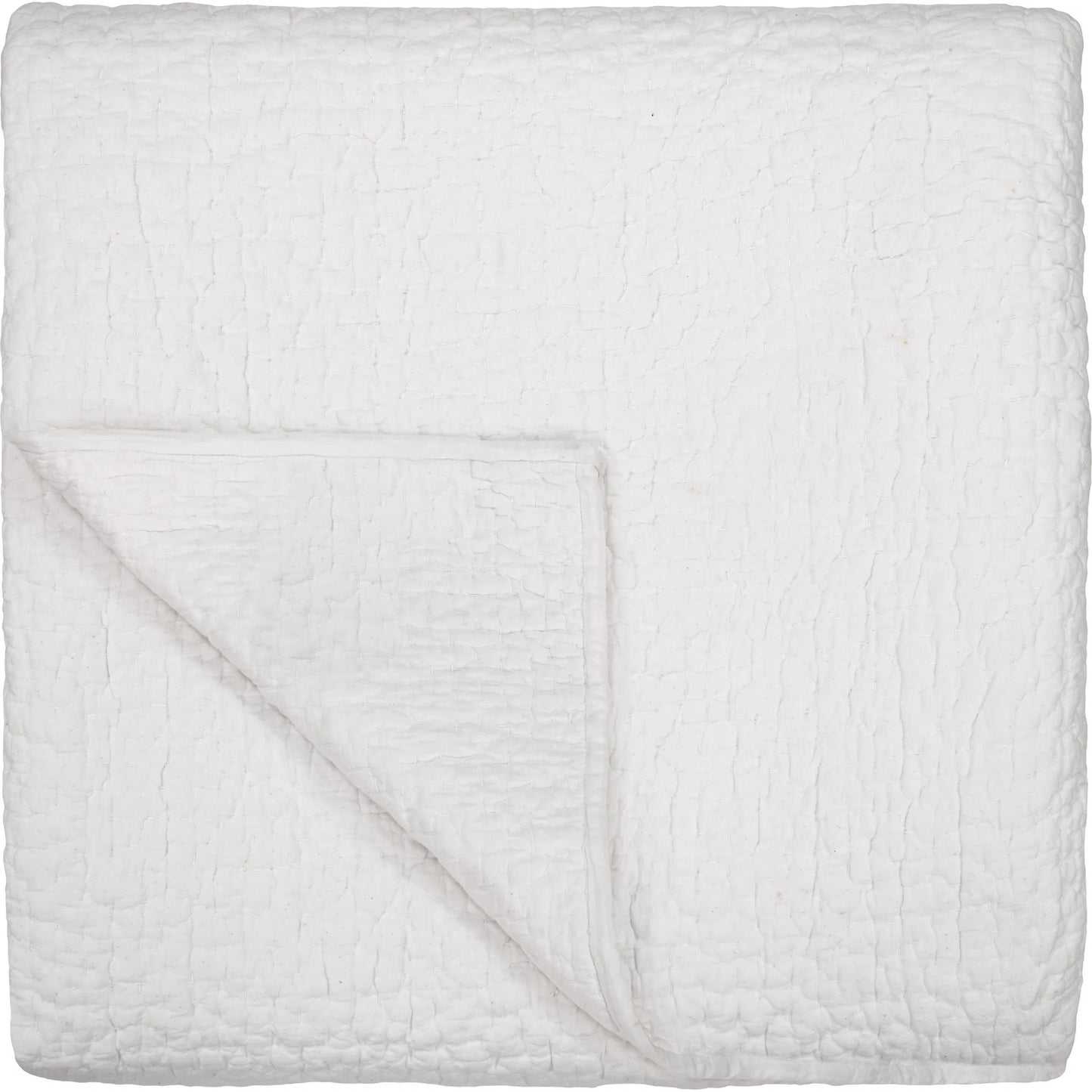 000 SI-2533302 | Primary Silo | Danica 100% Cotton Quilt by Villa by Classic Home in white. Made from 100% cotton voile 100% cotton fill in a unique style.