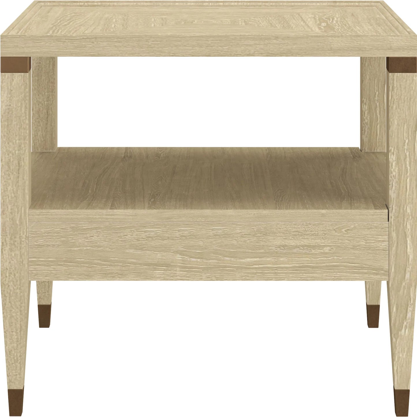 003 SI-2514154 | Additional Silo | Eave Drawer End Table by A.R.T. Furniture in sundrenched oak. Made from parawood solids, white oak veneer in a transitional style.