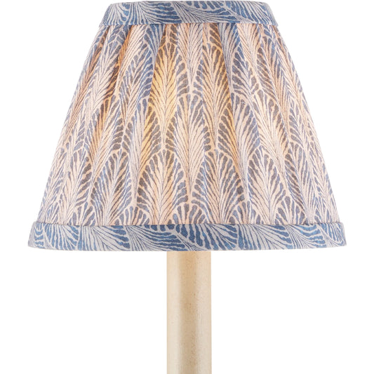 Plume Tapered Chandelier Shade by Currey and Company. Made from cotton in a cottage & farmhouse style.