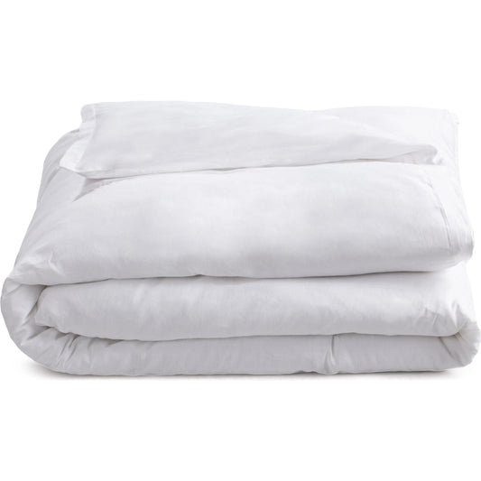 Arcadia Linen Duvet by Villa by Classic Home in white. Made from cotton linen blend in a unique style.