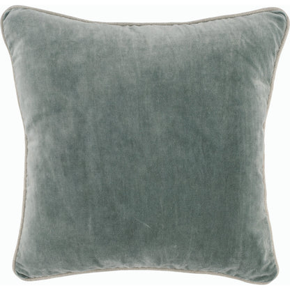 Harriet Velvet Throw Pillow, Brown by Villa by Classic Home. Made from 100% cotton velvet in a modern style.