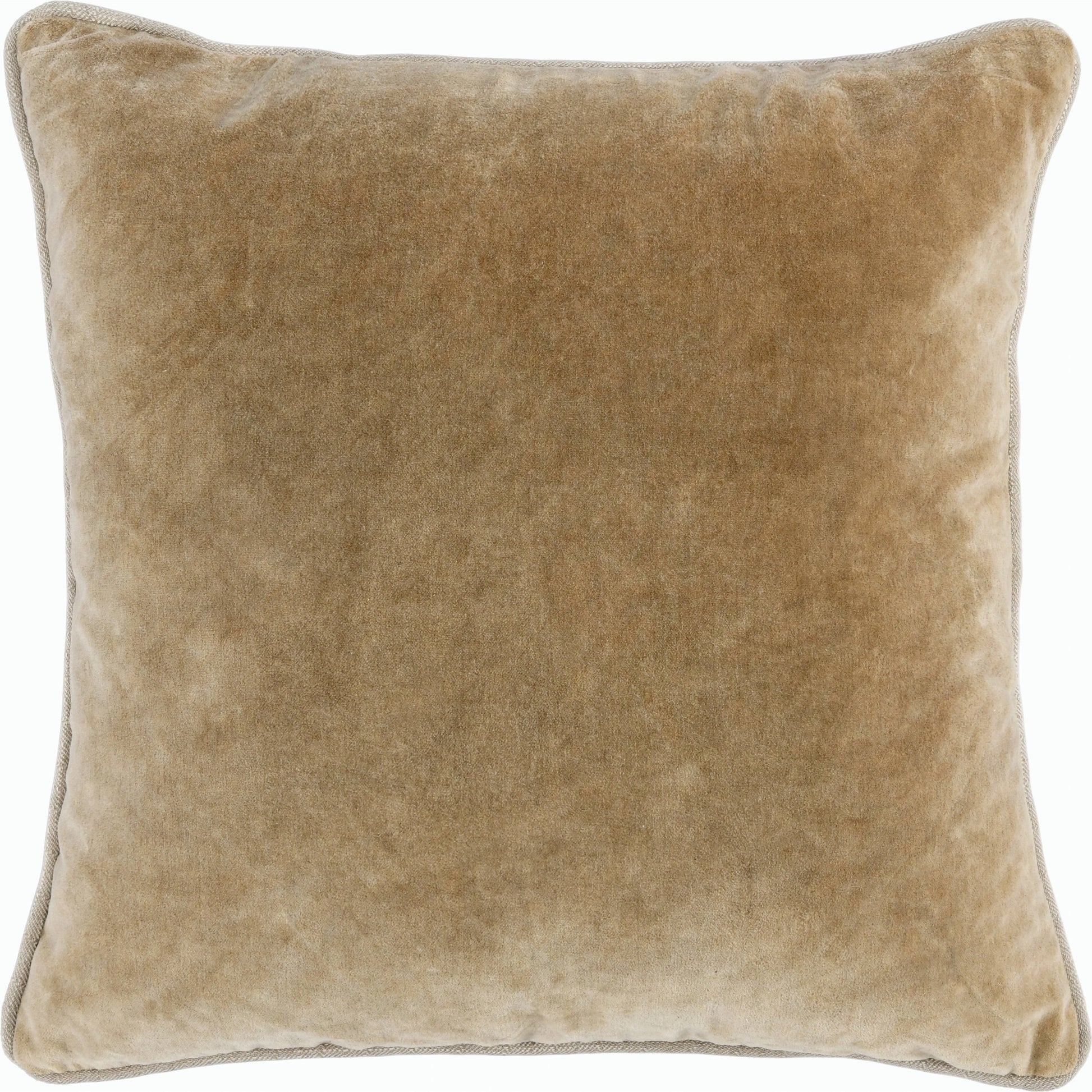 Harriet Velvet Throw Pillow, Brown by Villa by Classic Home. Made from 100% cotton velvet in a modern style.