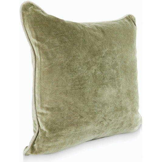Harriet Velvet Throw Pillow, Brown by Villa by Classic Home. Made from 100% cotton velvet in a modern style.