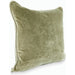 Harriet Velvet Throw Pillow, Brown by Villa by Classic Home. Made from 100% cotton velvet in a modern style.