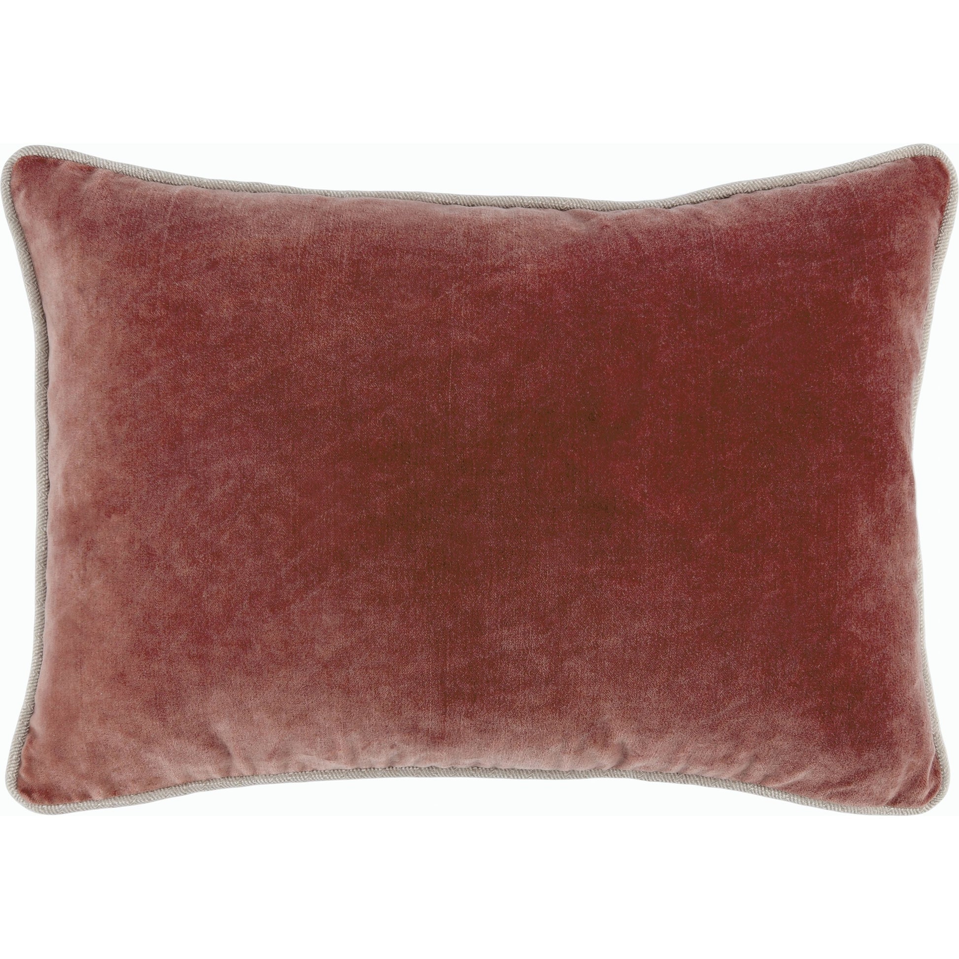 Harriet Velvet Throw Pillow, Brown by Villa by Classic Home. Made from 100% cotton velvet in a modern style.