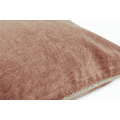Harriet Velvet Throw Pillow, Brown by Villa by Classic Home. Made from 100% cotton velvet in a modern style.