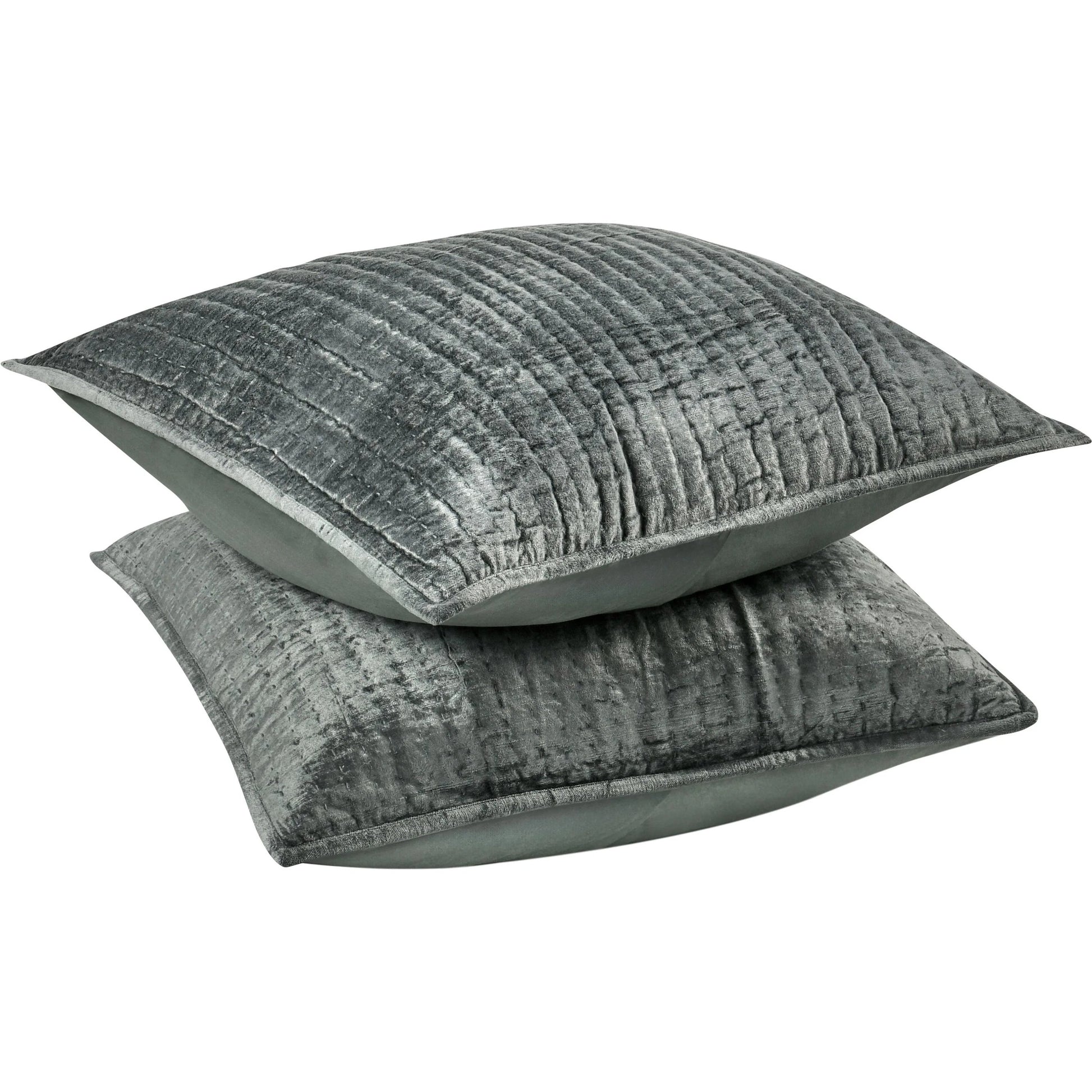 Dimitry 100% Rayon Velvet Euro Sham by Villa by Classic Home. Made from front: 100% rayon velvet; back: 100% solid cotton back in a modern style.