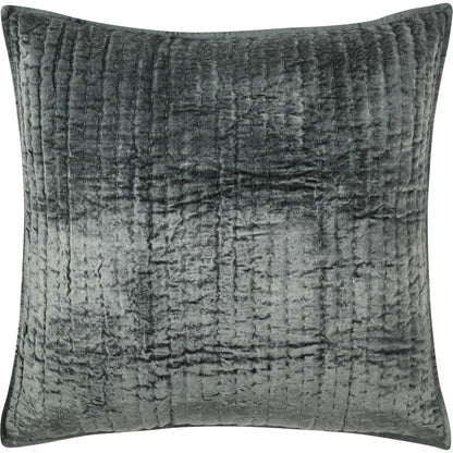 Dimitry 100% Rayon Velvet Euro Sham by Villa by Classic Home. Made from front: 100% rayon velvet; back: 100% solid cotton back in a modern style.