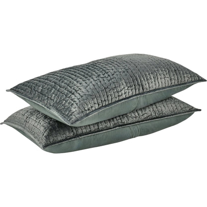 Dimitry 100% Rayon Velvet Euro Sham by Villa by Classic Home. Made from front: 100% rayon velvet; back: 100% solid cotton back in a modern style.