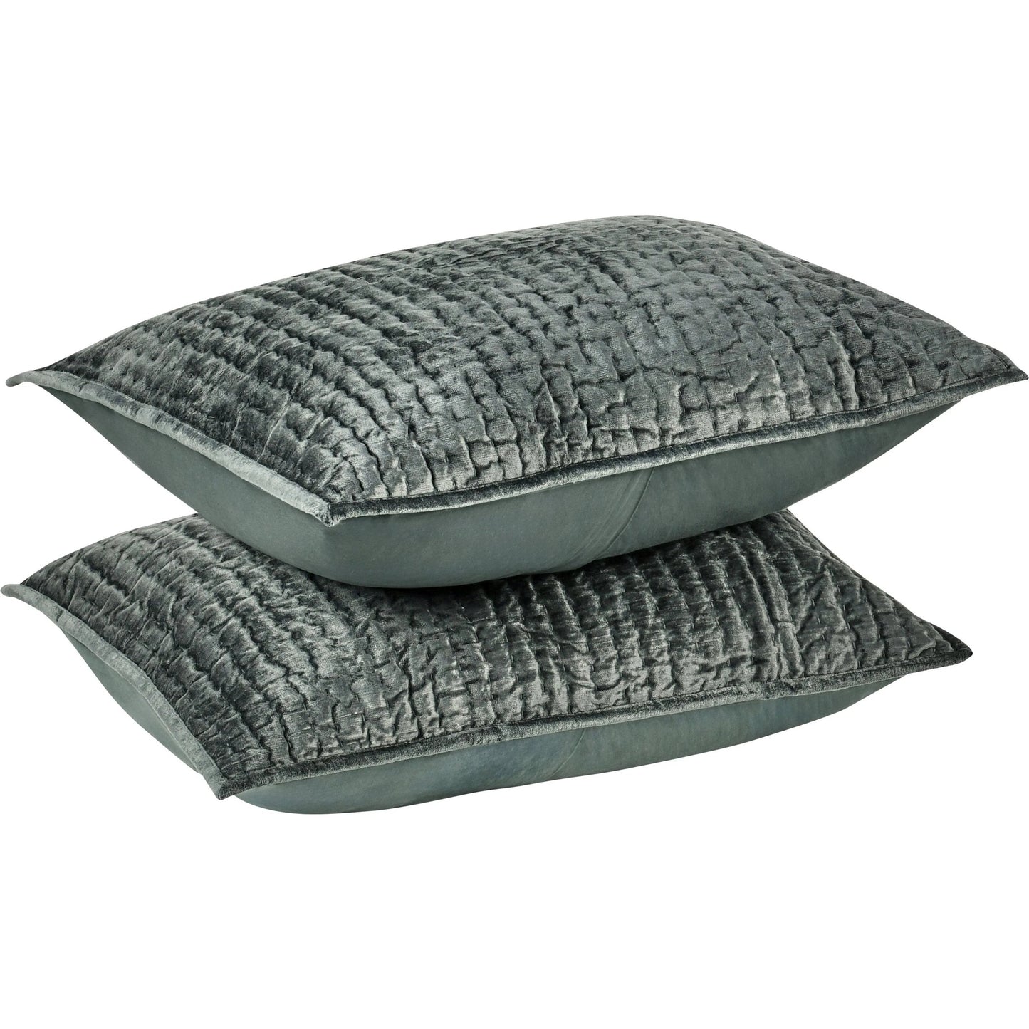 032 SI-2223060 | Additional Silo | Dimitry 100% Rayon Velvet Euro Sham by Villa by Classic Home. Made from front: 100% rayon velvet; back: 100% solid cotton back in a modern style.