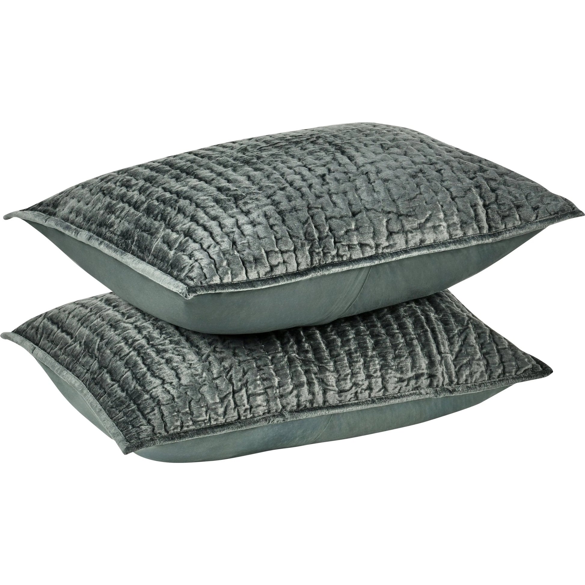 Dimitry 100% Rayon Velvet Euro Sham by Villa by Classic Home. Made from front: 100% rayon velvet; back: 100% solid cotton back in a modern style.