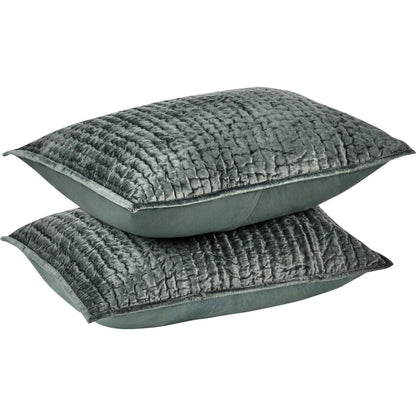 Dimitry 100% Rayon Velvet Euro Sham by Villa by Classic Home. Made from front: 100% rayon velvet; back: 100% solid cotton back in a modern style.