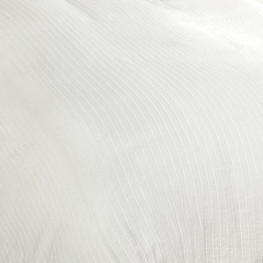 Karina 100% Cotton White King Duvet by Villa by Classic Home in white. Made from 100% cotton in a unique style.