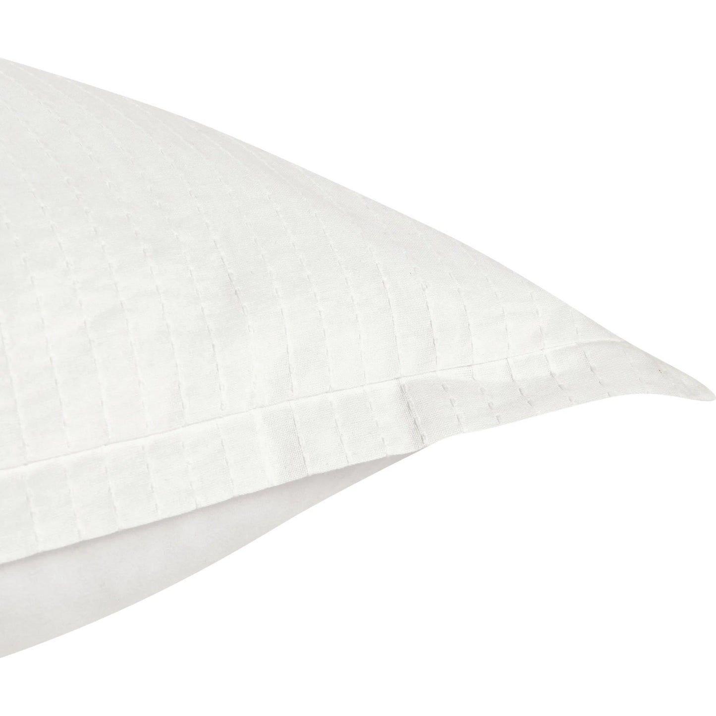 003 SI-2223149 | Additional Silo | Karina 100% Cotton White Euro Sham by Villa by Classic Home in white. Made from 100% cotton in a transitional style.