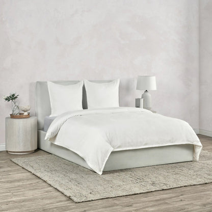 Karina 100% Cotton White Euro Sham by Villa by Classic Home in white. Made from 100% cotton in a transitional style.