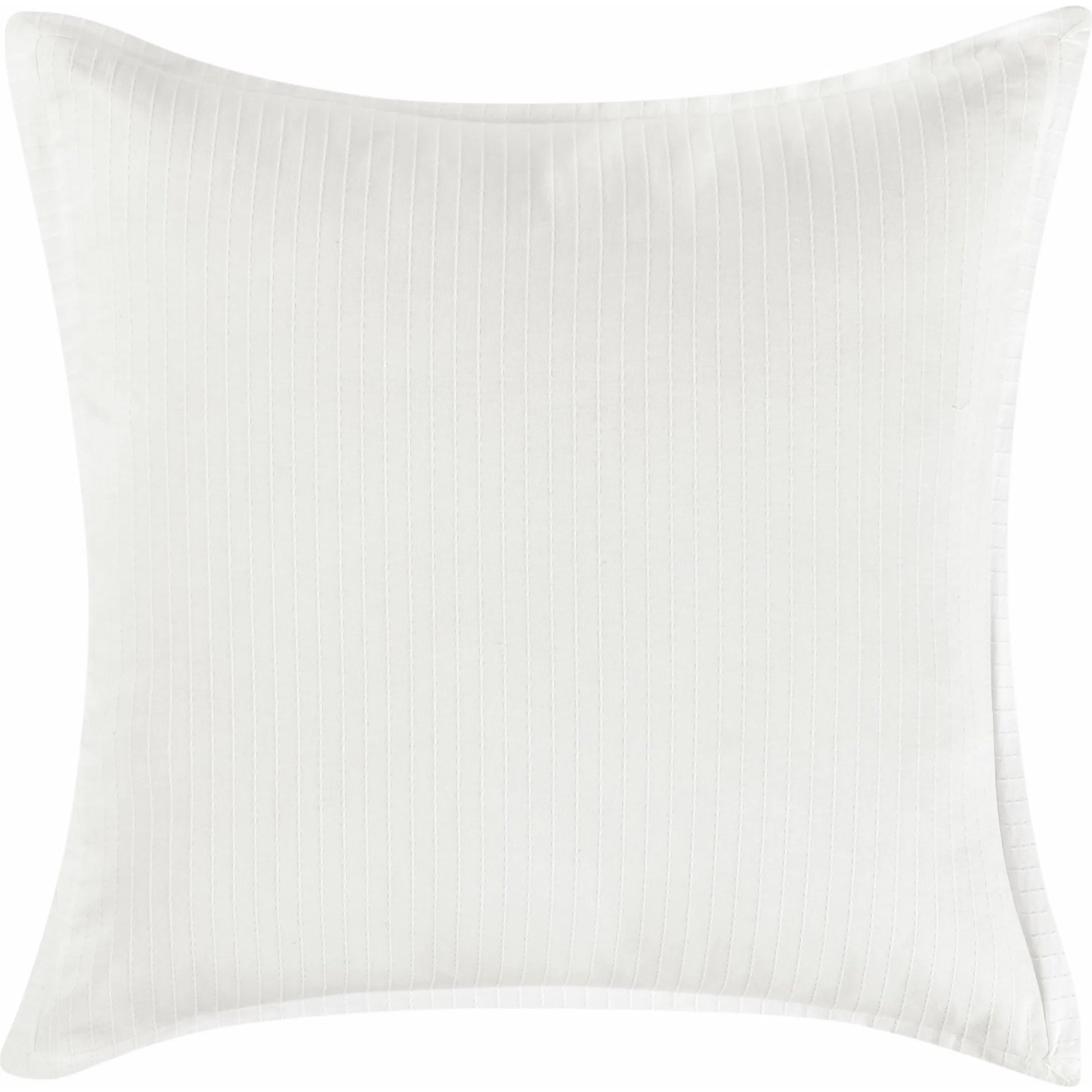 Karina 100% Cotton White Euro Sham by Villa by Classic Home in white. Made from 100% cotton in a transitional style.