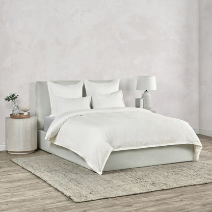 Karina 100% Cotton White Standard Sham by Villa by Classic Home in white. Made from 100% cotton in a transitional style.