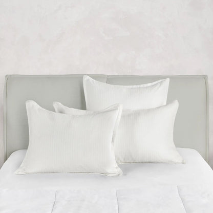 Karina 100% Cotton White Standard Sham by Villa by Classic Home in white. Made from 100% cotton in a transitional style.