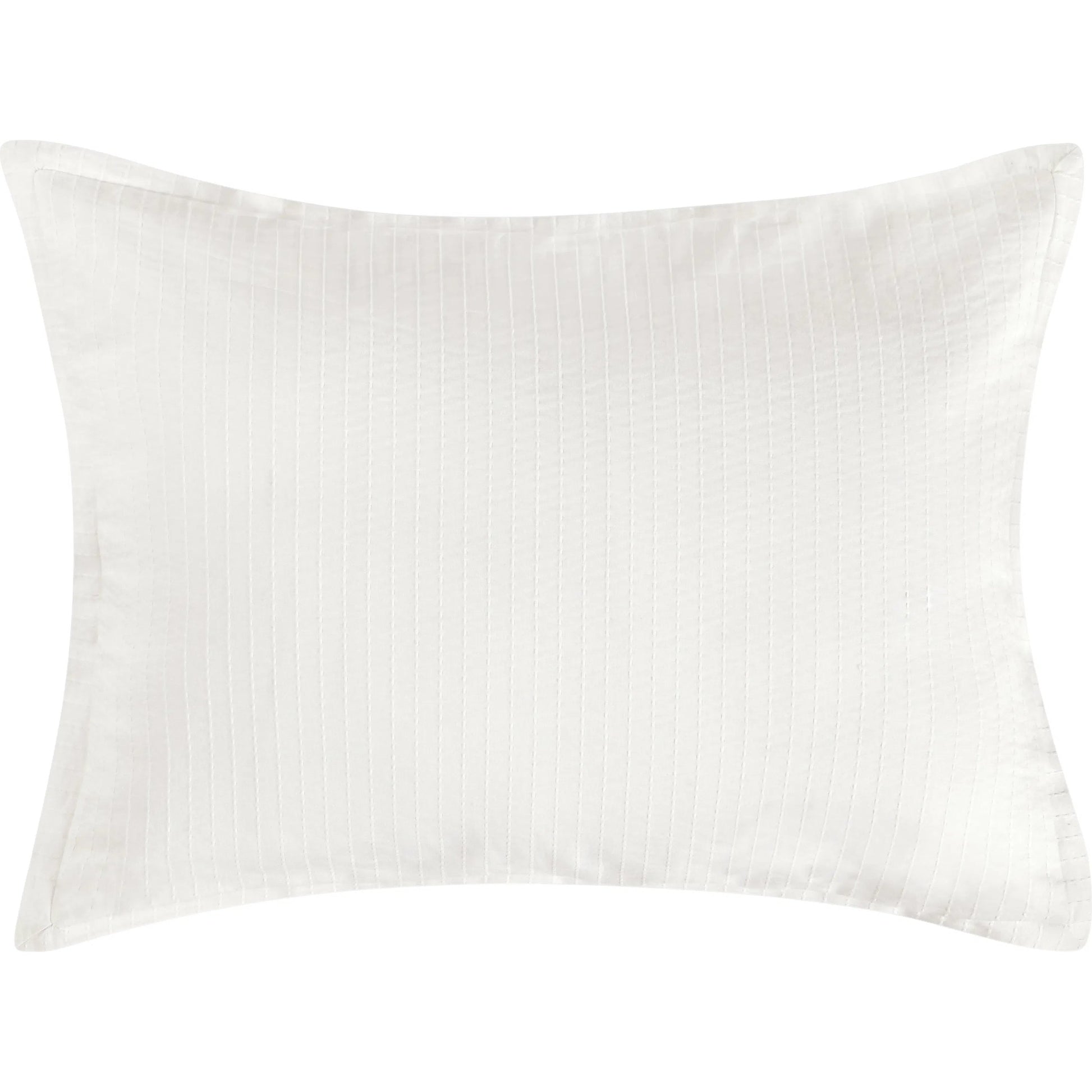 Karina 100% Cotton White Standard Sham by Villa by Classic Home in white. Made from 100% cotton in a transitional style.