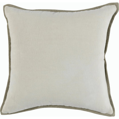 Jay Throw Pillow by Villa by Classic Home in blue,natural. Made from 60% cotton, 40% linen front in a modern style.