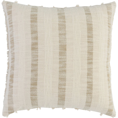 Nenna Throw Pillow by Villa by Classic Home in beige. Made from 88% cotton, 12% polyester in a modern style.