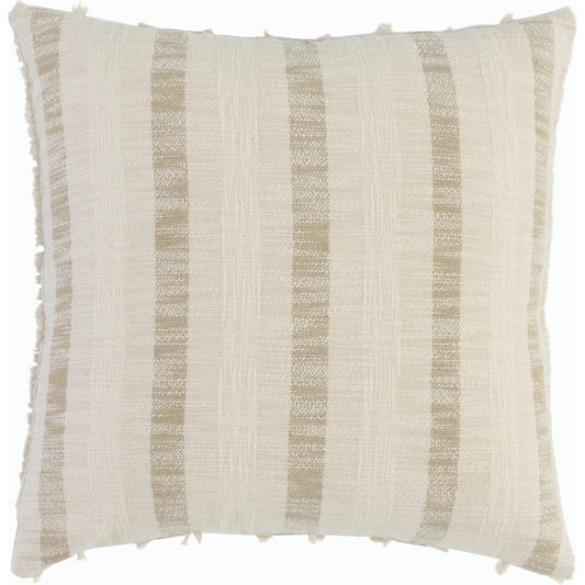 Nenna Throw Pillow by Villa by Classic Home in beige. Made from 88% cotton, 12% polyester in a modern style.