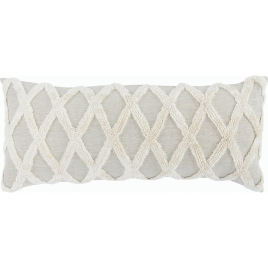 Evangeline 100% Linen X Throw Pillow by Villa by Classic Home in natural, ivory. Made from 100% belgian flax linen in a modern style.