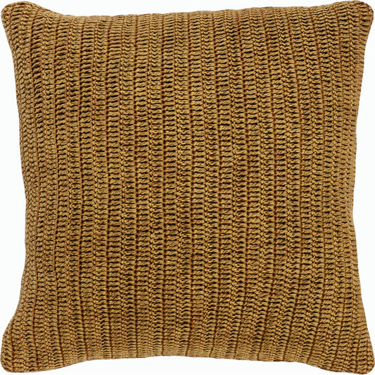 Marcie Knitted Throw Pillow, Ivory by Villa by Classic Home. Made from 100% belgian flax linen in a modern style.