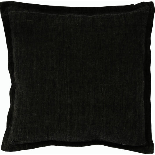 Solstice 100% Linen Square Throw Pillow by Villa by Classic Home. Made from 100% belgian flax linen in a modern style.