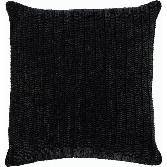 Marcie Knitted Throw Pillow, Ivory by Villa by Classic Home. Made from 100% belgian flax linen in a modern style.