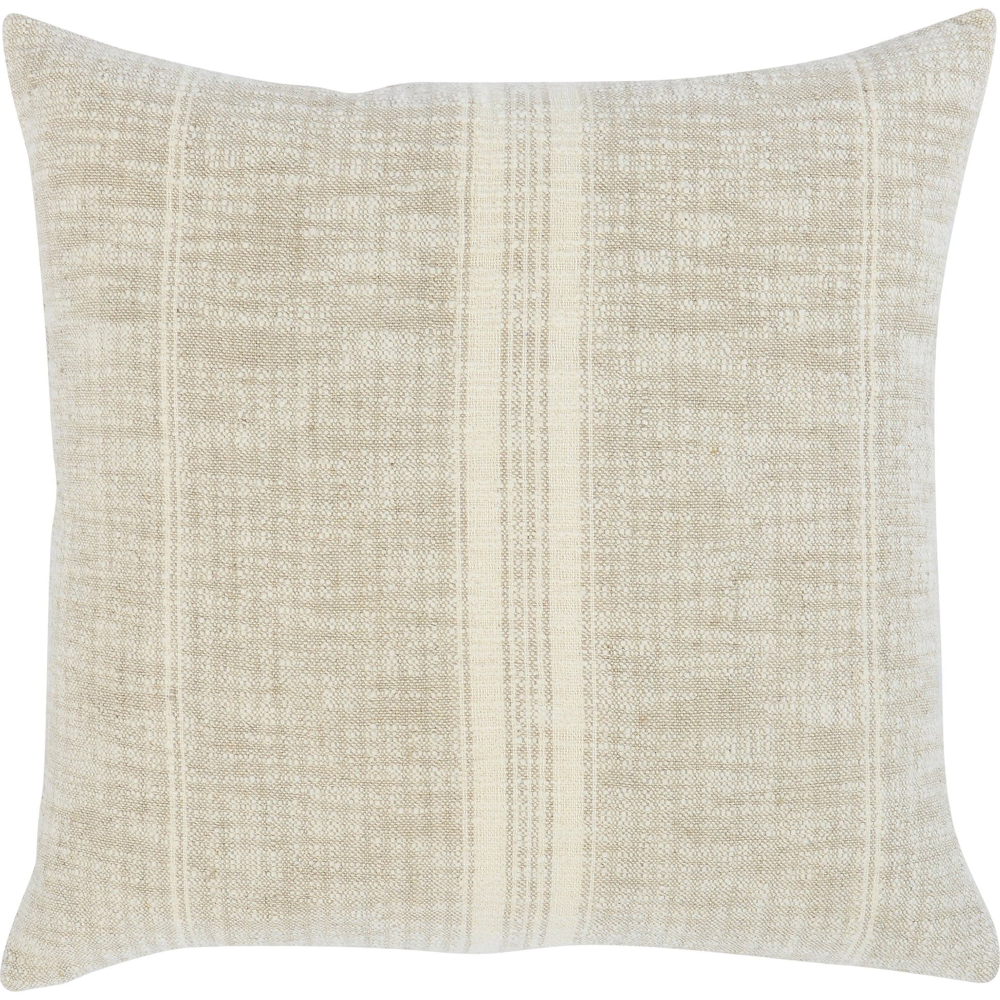 Ria Square Throw Pillow by Villa by Classic Home in natural, ivory. Made from cotton, linen blend in a modern style.