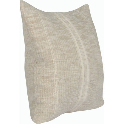 Ria Square Throw Pillow by Villa by Classic Home in natural, ivory. Made from cotton, linen blend in a modern style.