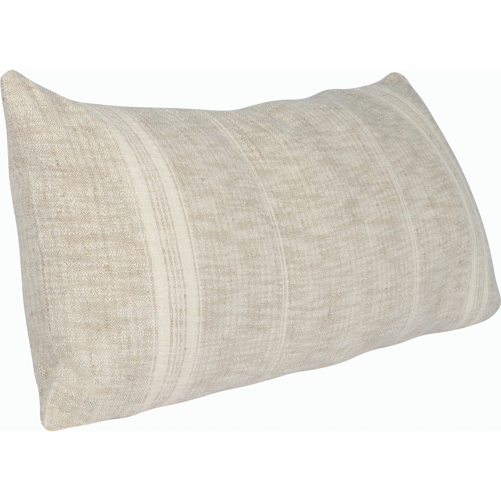 Ria Square Throw Pillow by Villa by Classic Home in natural, ivory. Made from cotton, linen blend in a modern style.