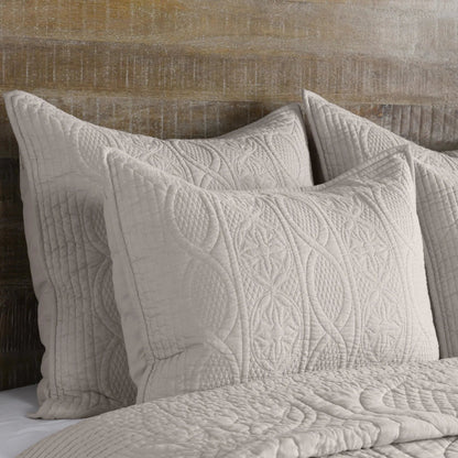 Anessa Linen Blend Sham by Villa by Classic Home. Made from 51% cotton, 49% linen in a transitional style.
