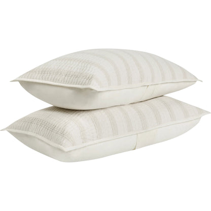 Abraham Cotton Linen Pillow by Villa by Classic Home. Made from 50% linen/50% cotton, 100% cotton back fabric and fill in a transitional style.