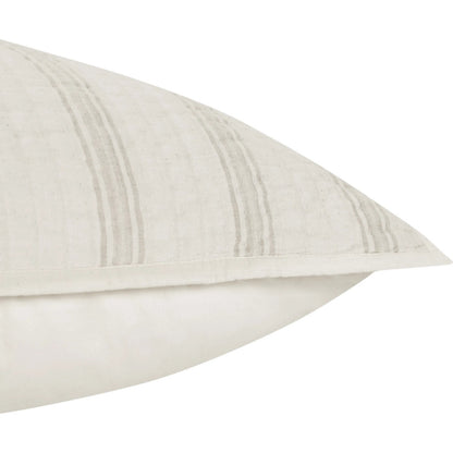 Abraham Cotton Linen Pillow by Villa by Classic Home. Made from 50% linen/50% cotton, 100% cotton back fabric and fill in a transitional style.