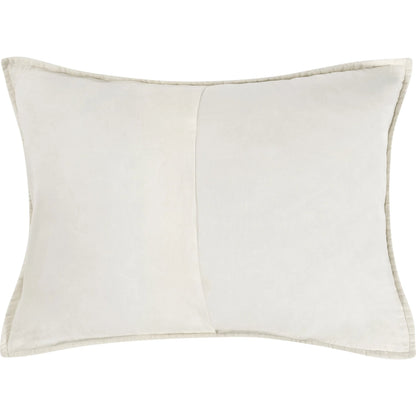 Abraham Cotton Linen Eggshell Beige Standard Sham by Villa by Classic Home. Made from 50% linen/50% cotton, 100% cotton back fabric and fill in a transitional style.