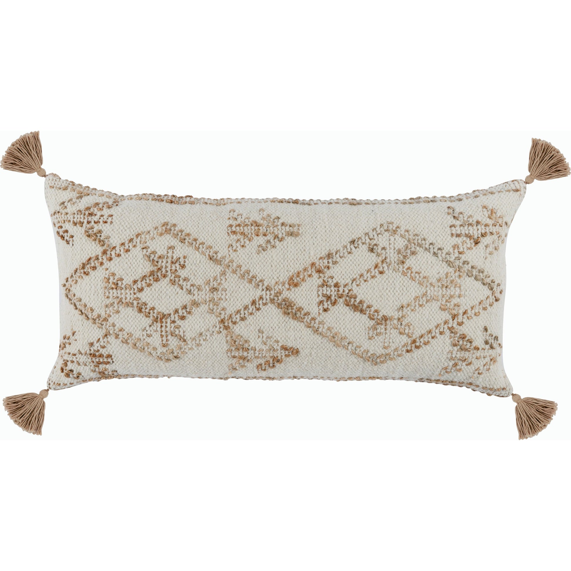 Ferri Throw Pillow by Villa by Classic Home. Made from 90% wool, 10% jute in a modern style.