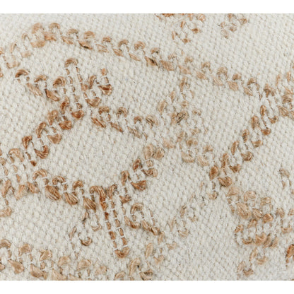 Ferri Throw Pillow by Villa by Classic Home. Made from 90% wool, 10% jute in a modern style.