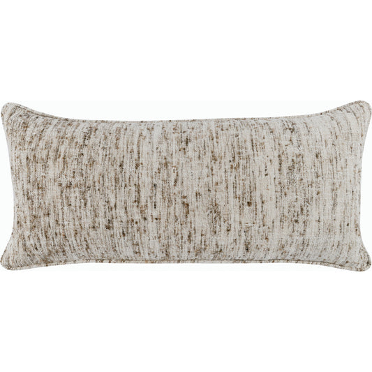 Tavi Throw Pillow by Villa by Classic Home in distressed natural. Made from 40% linen, 40% cotton, 20% silk in a modern style.