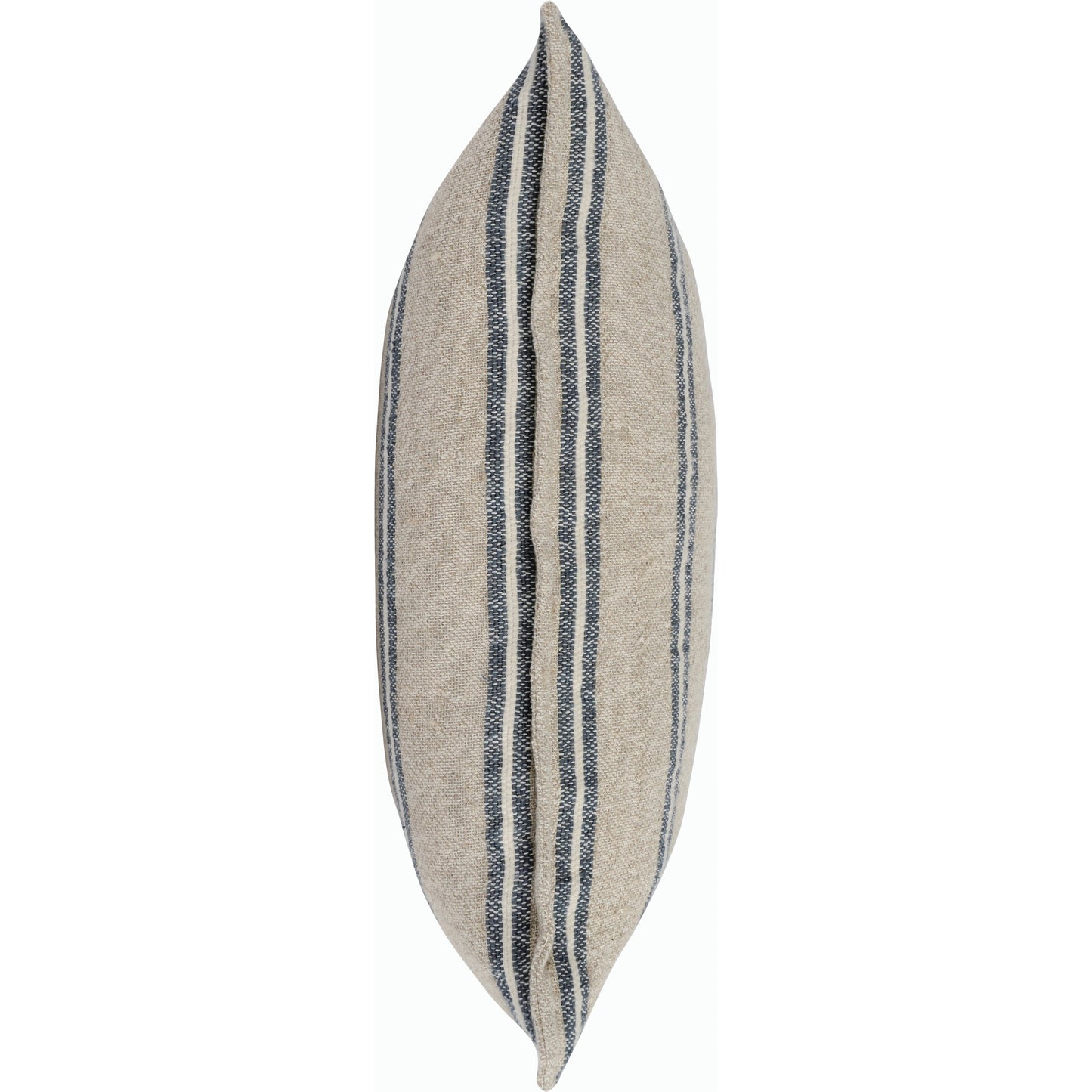 005 SI-2162488 | Additional Silo | Demi Square Throw Pillow by Villa by Classic Home in natural, blue. Made from 70% linen, 30% cotton in a modern style.