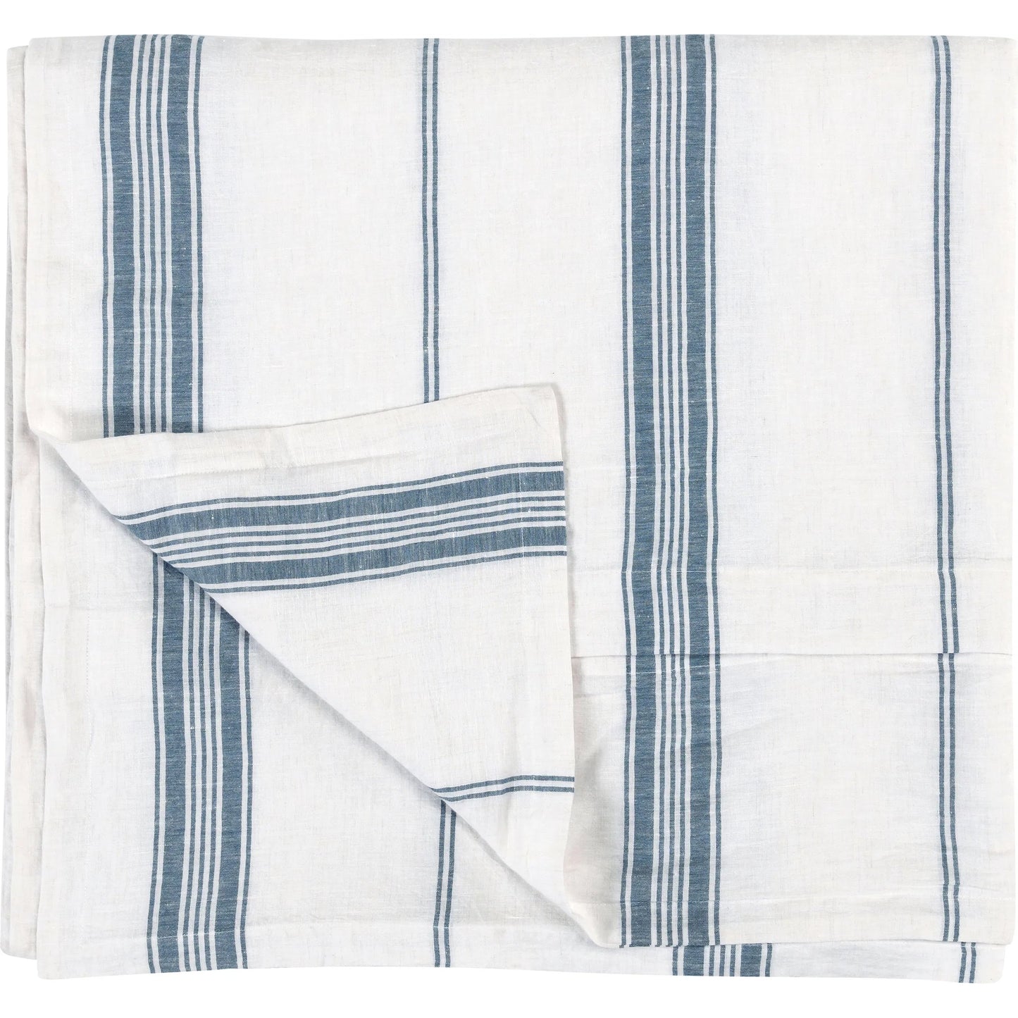 001 SI-2223166 | Primary Silo | Brooke Blue Stripe Linen Cashmere Queen Duvet Cover by Villa by Classic Home. Made from 70% linen/25% cotton/5% cashmere in a transitional style.