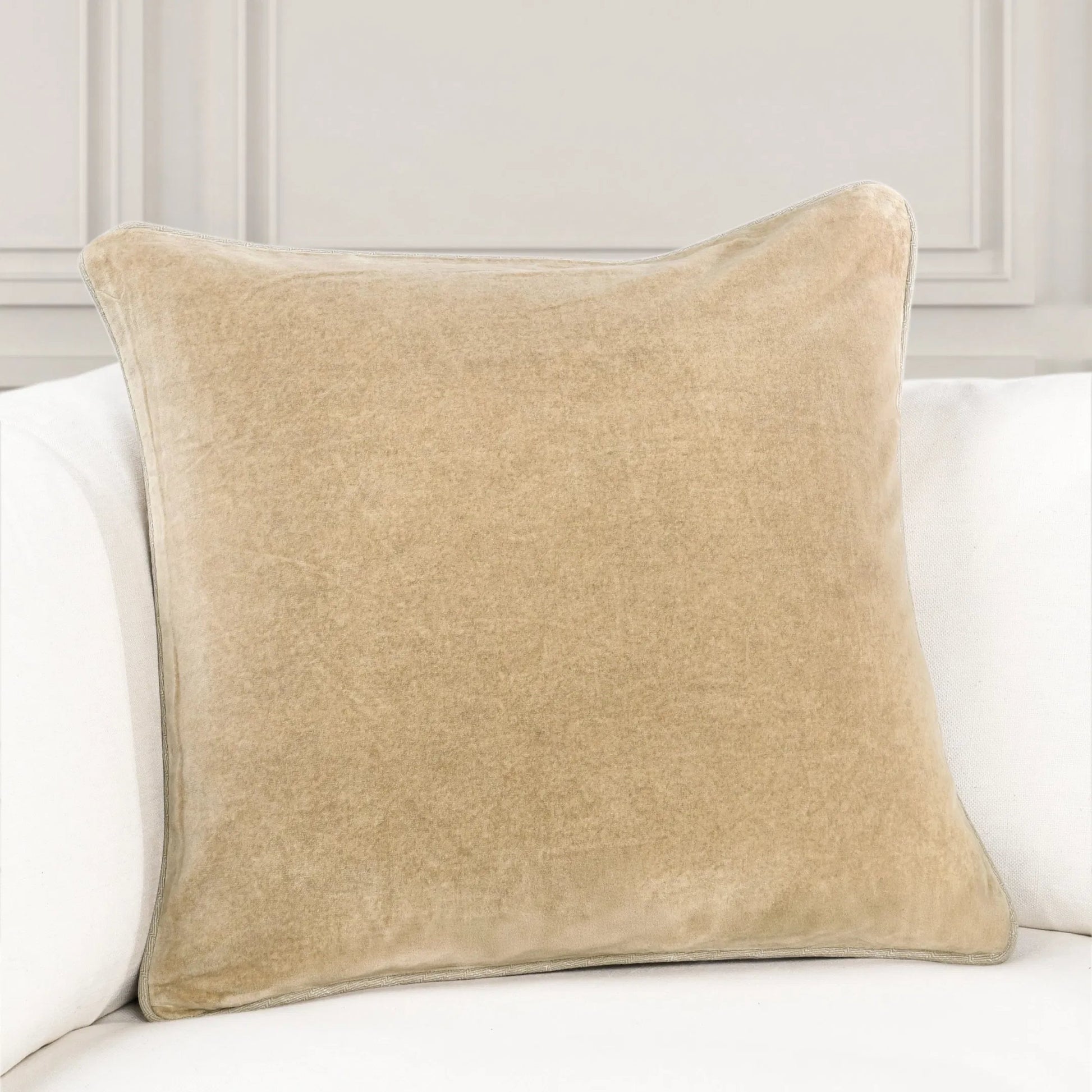 Harriet Velvet Throw Pillow by Villa by Classic Home. Made from 100% cotton velvet in a unique style.