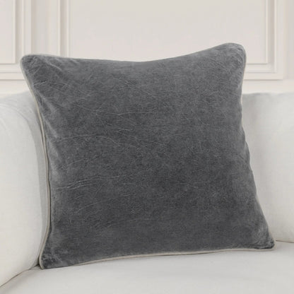 Harriet Velvet Throw Pillow by Villa by Classic Home. Made from 100% cotton velvet in a unique style.