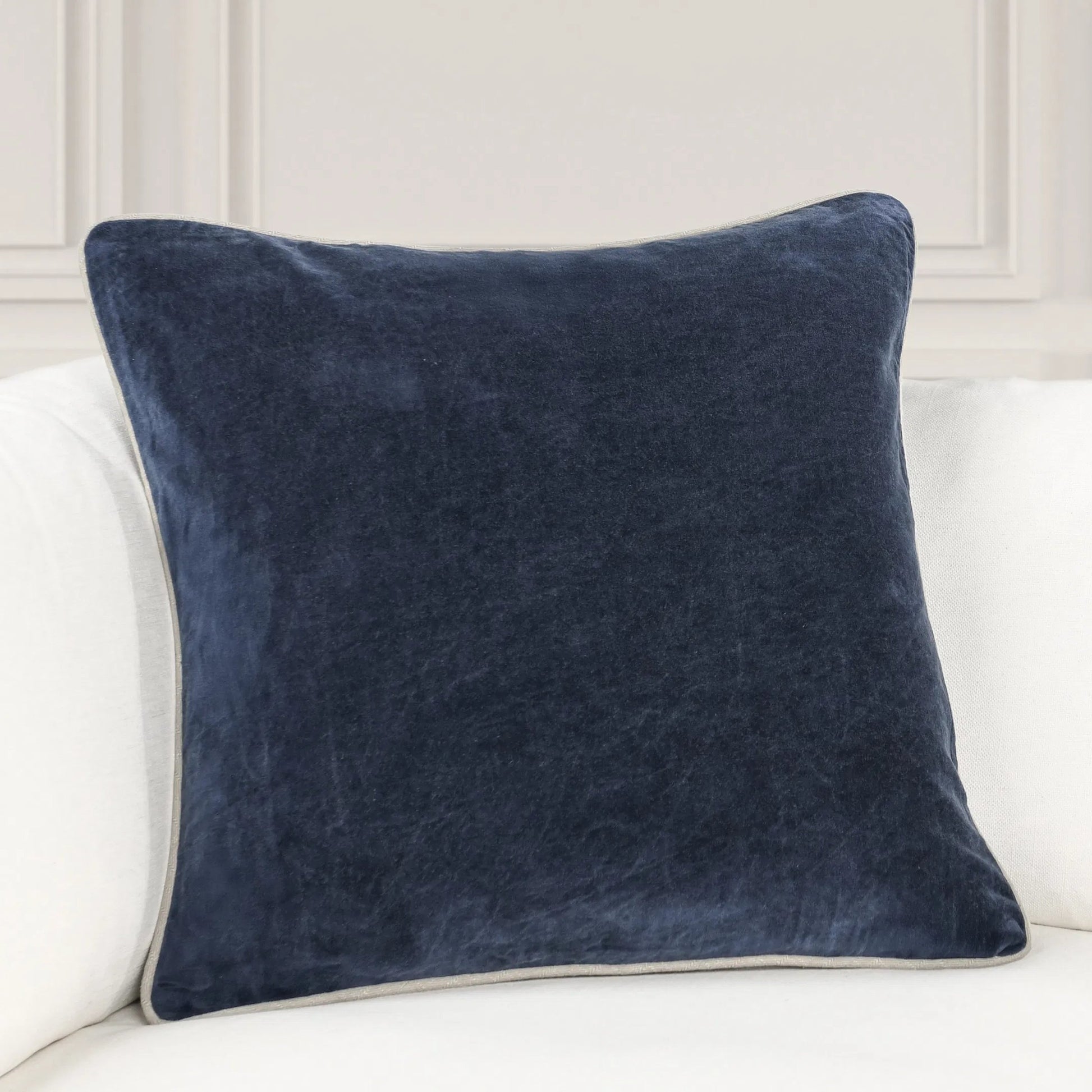 Harriet Velvet Throw Pillow by Villa by Classic Home. Made from 100% cotton velvet in a unique style.