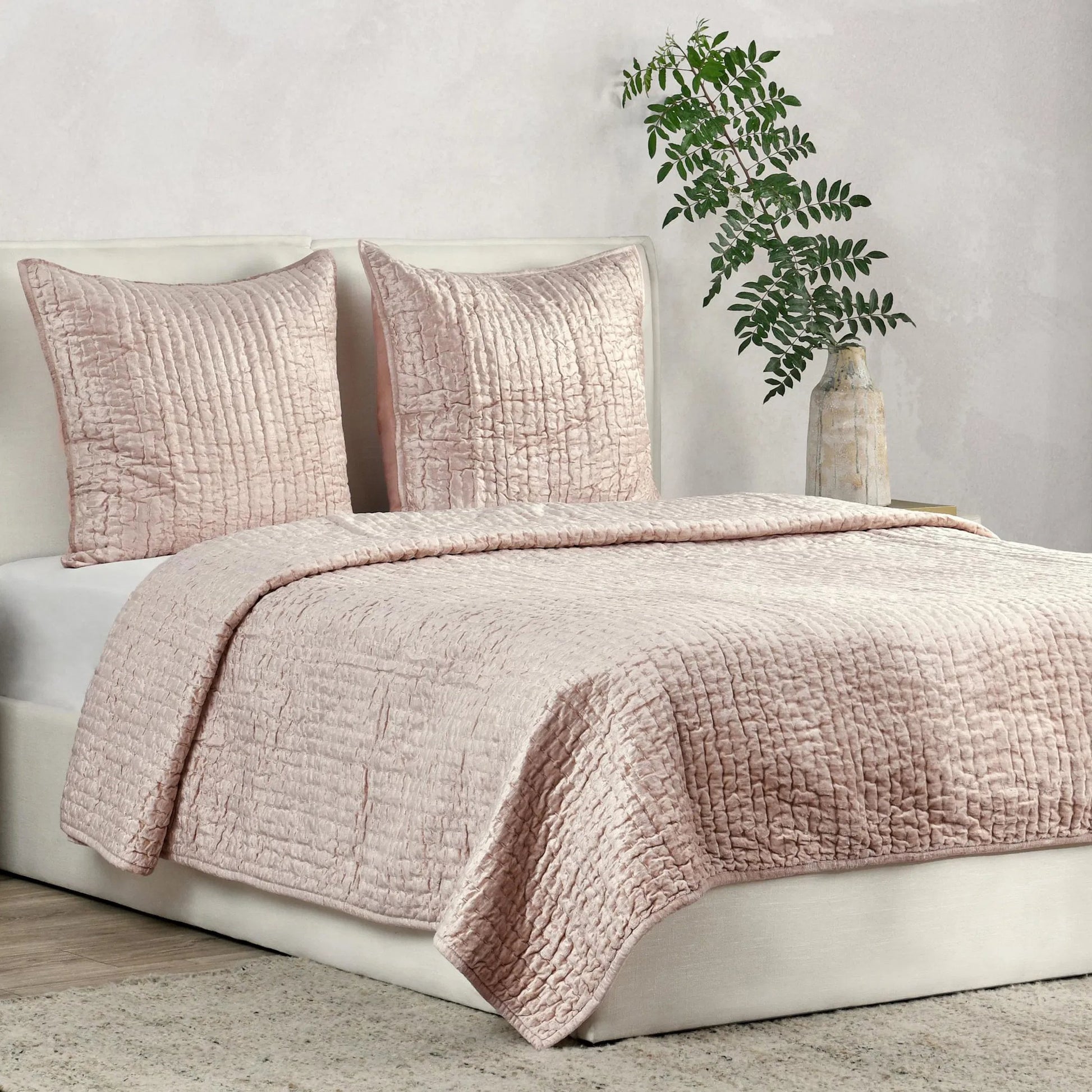 Dimitry 100% Rayon Velvet Euro Sham by Villa by Classic Home. Made from front: 100% rayon velvet; back: 100% solid cotton back in a modern style.