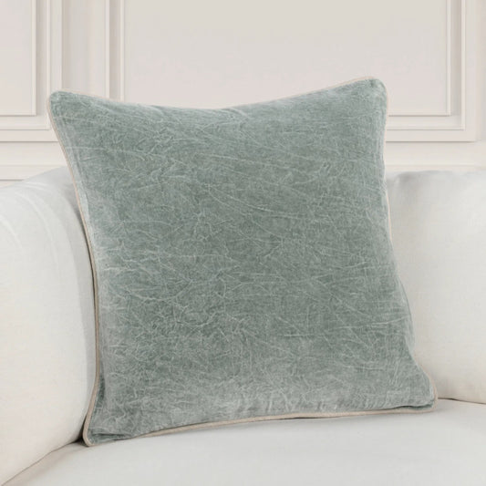 Harriet Velvet Throw Pillow by Villa by Classic Home. Made from 100% cotton velvet in a modern style.