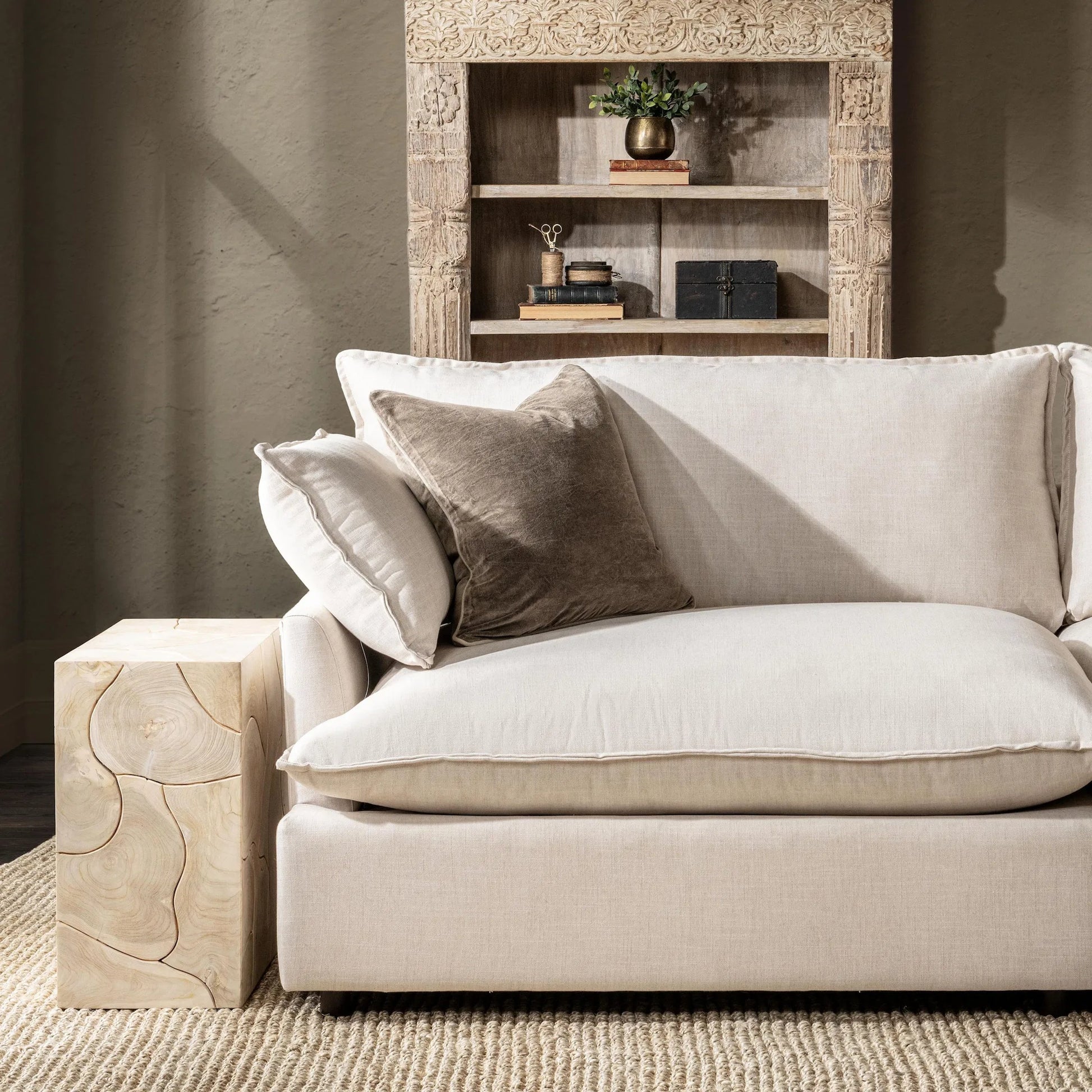 Harriet Velvet Throw Pillow by Villa by Classic Home. Made from 100% cotton velvet in a unique style.