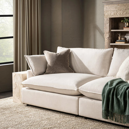 Harriet Velvet Throw Pillow by Villa by Classic Home. Made from 100% cotton velvet in a unique style.