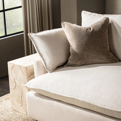 Harriet Velvet Throw Pillow by Villa by Classic Home. Made from 100% cotton velvet in a unique style.
